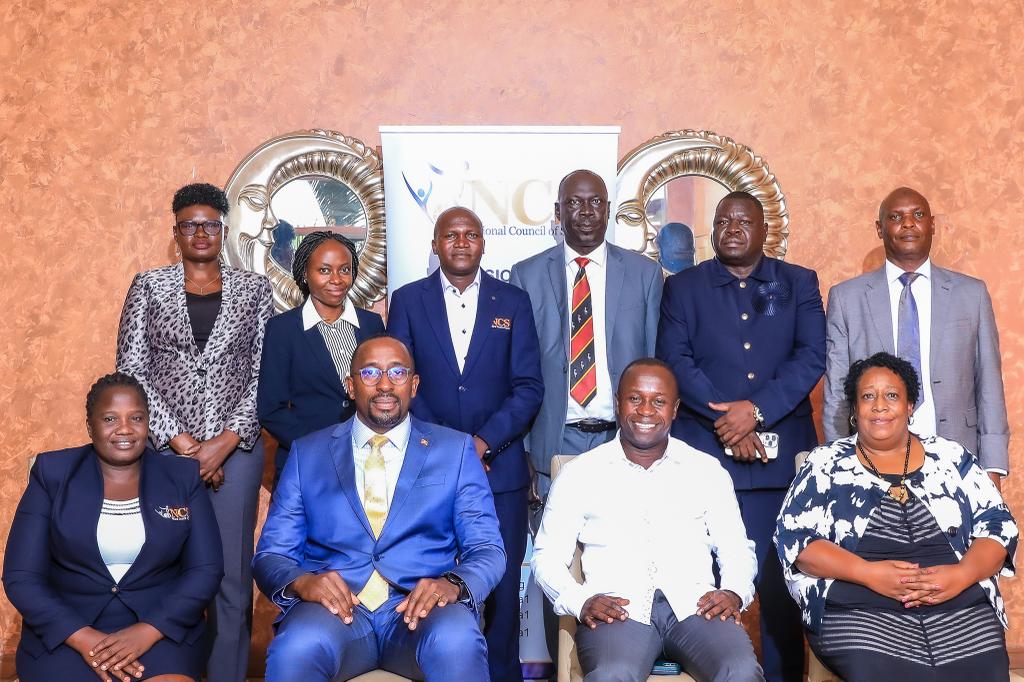 Tashobya Assumes NCS Chairmanship with Cecilia Anyakoit, Stephen Kiprotich among the tested and proven front liners to steer the sports body. - NCS SWEARING GROUP PIC 1
